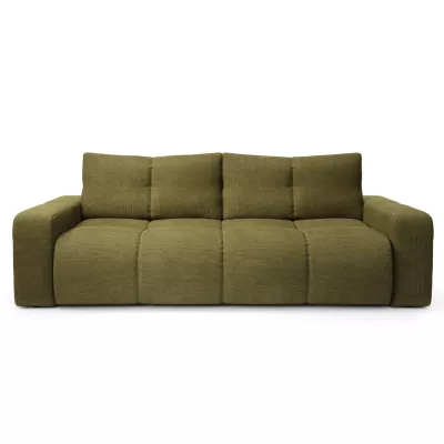 Rozkládací dvoumístná pohovka TRURO - olivová