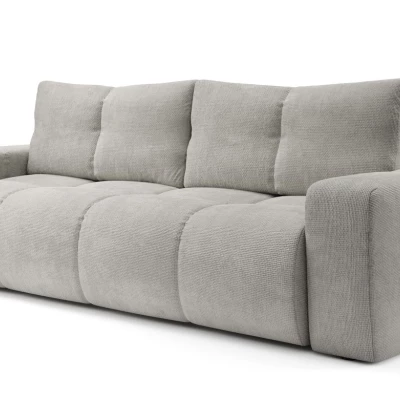 Rozkládací dvoumístná pohovka TRURO - stříbrná