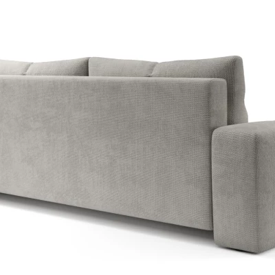 Rozkládací dvoumístná pohovka TRURO - stříbrná