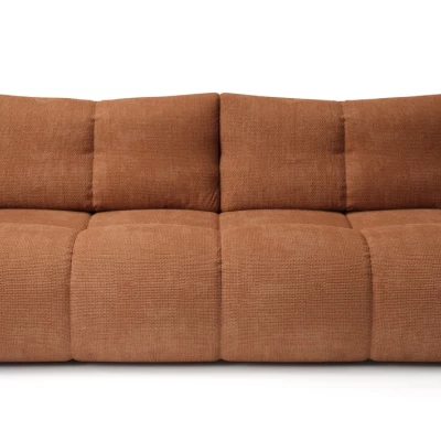 Rozkládací dvoumístná pohovka TRURO - cihlová