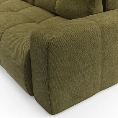 Rozkládací dvoumístná pohovka TRURO - olivová