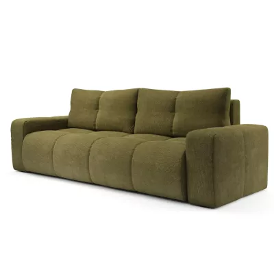 Rozkládací dvoumístná pohovka TRURO - olivová