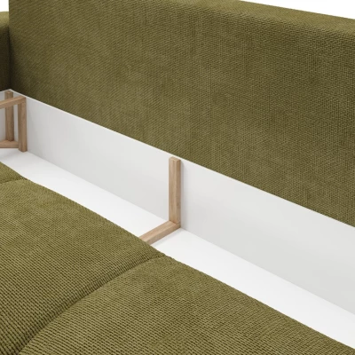 Rozkládací dvoumístná pohovka TRURO - olivová