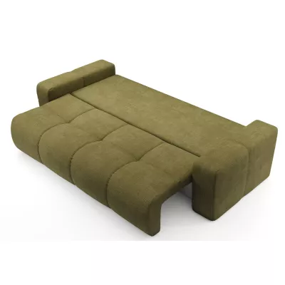 Rozkládací dvoumístná pohovka TRURO - olivová