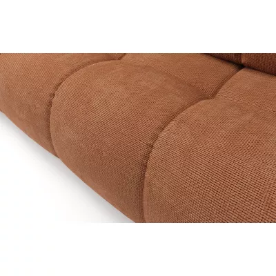 Rozkládací dvoumístná pohovka TRURO - cihlová