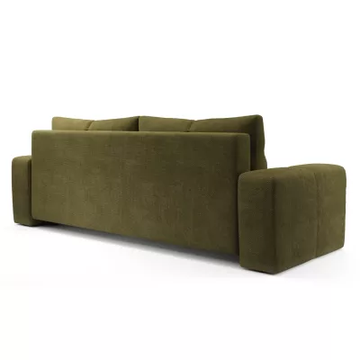 Rozkládací dvoumístná pohovka TRURO - olivová