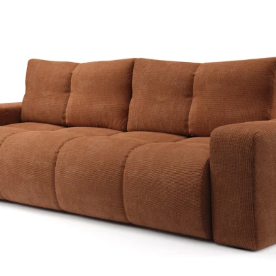 Rozkládací dvoumístná pohovka TRURO - cihlová