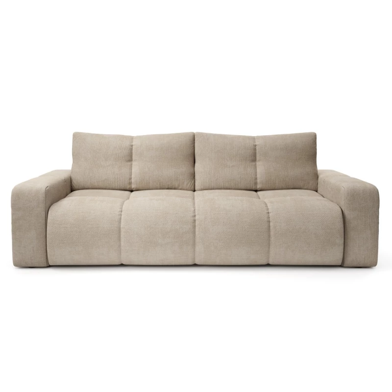 Rozkládací dvoumístná pohovka TRURO - béžová