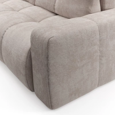 Rozkládací dvoumístná pohovka TRURO - latte