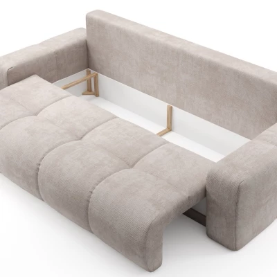 Rozkládací dvoumístná pohovka TRURO - latte