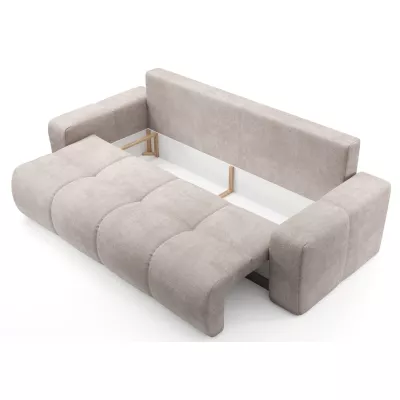 Rozkládací dvoumístná pohovka TRURO - latte