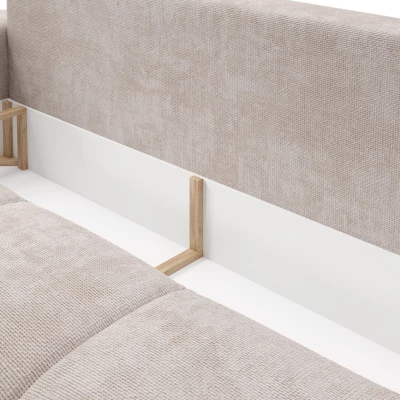 Rozkládací dvoumístná pohovka TRURO - latte