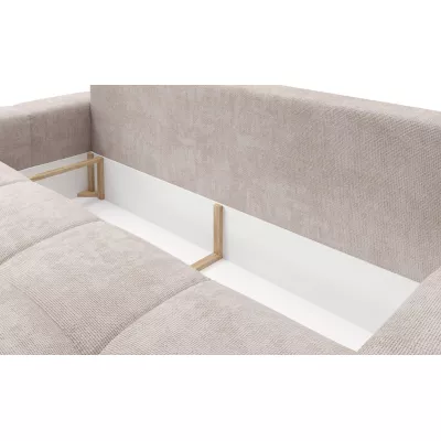 Rozkládací dvoumístná pohovka TRURO - latte