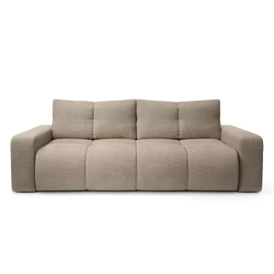 Rozkládací dvoumístná pohovka TRURO - světlá šedá