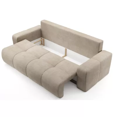 Rozkládací dvoumístná pohovka TRURO - béžová