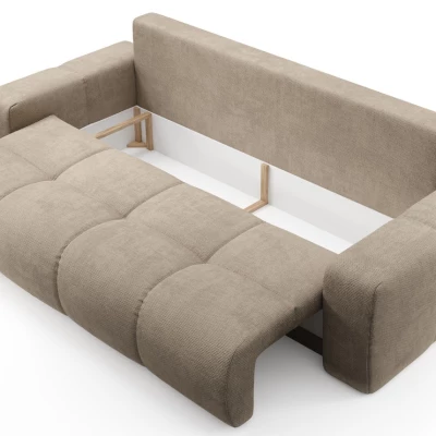 Rozkládací dvoumístná pohovka TRURO - světlá šedá