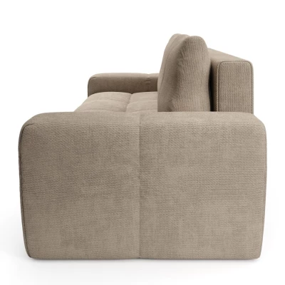 Rozkládací dvoumístná pohovka TRURO - světlá šedá