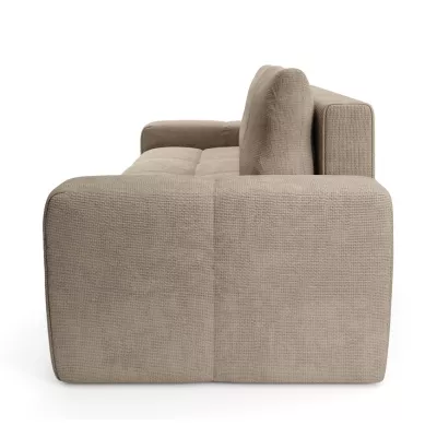 Rozkládací dvoumístná pohovka TRURO - světlá šedá