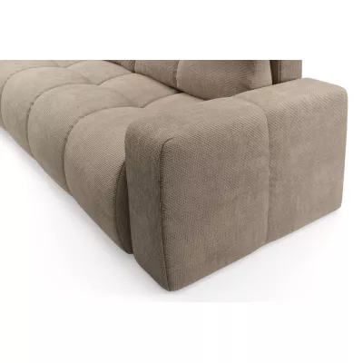 Rozkládací dvoumístná pohovka TRURO - světlá šedá