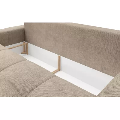 Rozkládací dvoumístná pohovka TRURO - světlá šedá