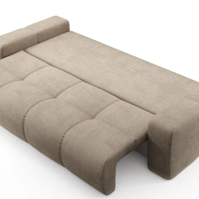 Rozkládací dvoumístná pohovka TRURO - světlá šedá