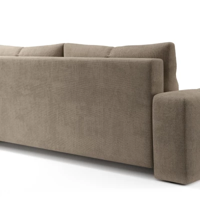 Rozkládací dvoumístná pohovka TRURO - světlá šedá