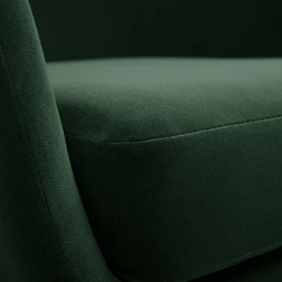 Čalouněné konferenční křeslo GANDER - zelené 3