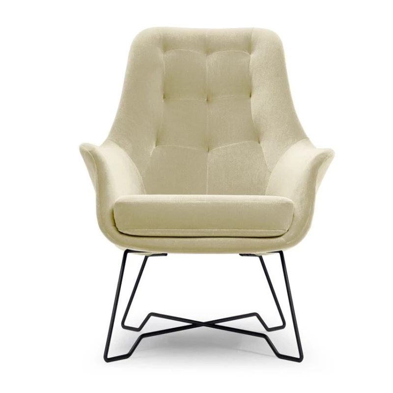 Čalouněné konferenční křeslo GANDER - béžové