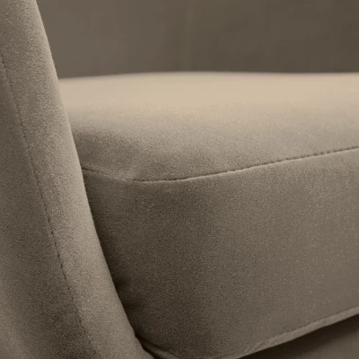 Čalouněné konferenční křeslo GANDER - taupe