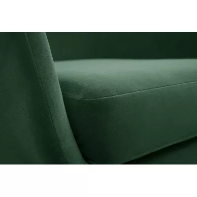 Čalouněné konferenční křeslo GANDER - tmavé zelené