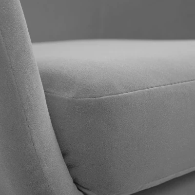 Čalouněné konferenční křeslo GANDER - šedé