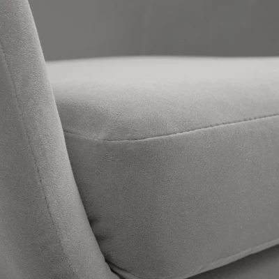 Čalouněné konferenční křeslo GANDER - popelavé 2