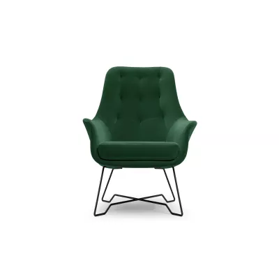 Čalouněné konferenční křeslo GANDER - zelené 2