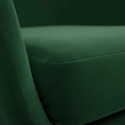 Čalouněné konferenční křeslo GANDER - zelené 2