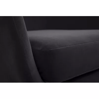 Čalouněné konferenční křeslo GANDER - černé