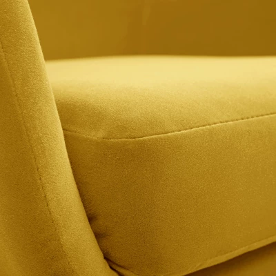 Čalouněné konferenční křeslo GANDER - žluté