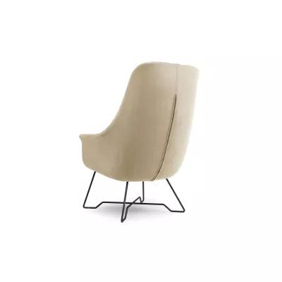 Čalouněné konferenční křeslo GANDER - ecru