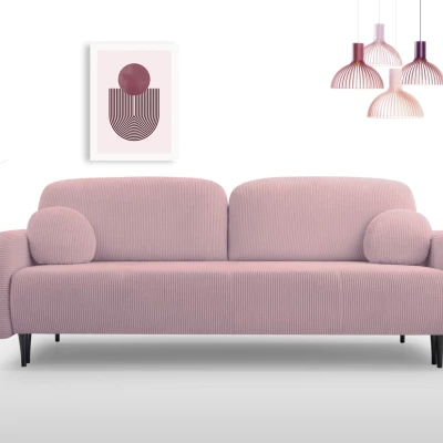 Rozkládací dvousedačka s úložným prostorem WHITBY - růžová