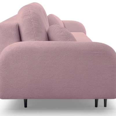 Rozkládací dvousedačka s úložným prostorem WHITBY - růžová