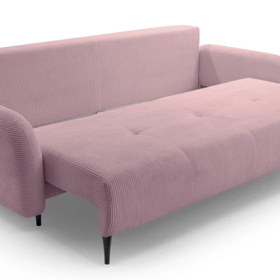 Rozkládací dvousedačka s úložným prostorem WHITBY - růžová