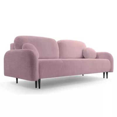 Rozkládací dvousedačka s úložným prostorem WHITBY - růžová