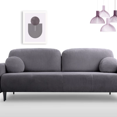 Rozkládací dvousedačka s úložným prostorem WHITBY - antracitová