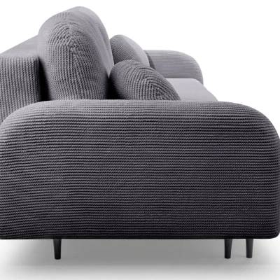 Rozkládací dvousedačka s úložným prostorem WHITBY - antracitová