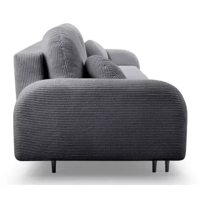 Rozkládací dvousedačka s úložným prostorem WHITBY - antracitová