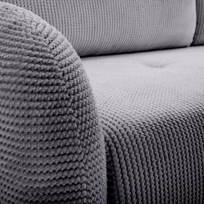 Rozkládací dvousedačka s úložným prostorem WHITBY - antracitová