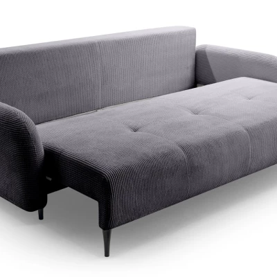 Rozkládací dvousedačka s úložným prostorem WHITBY - antracitová