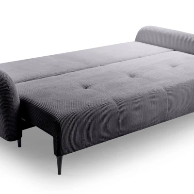 Rozkládací dvousedačka s úložným prostorem WHITBY - antracitová