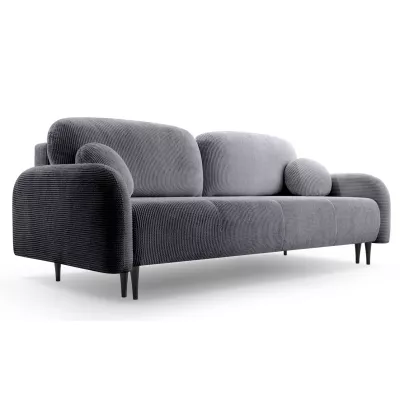 Rozkládací dvousedačka s úložným prostorem WHITBY - antracitová