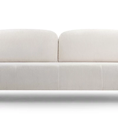 Rozkládací dvousedačka s úložným prostorem WHITBY - krémová