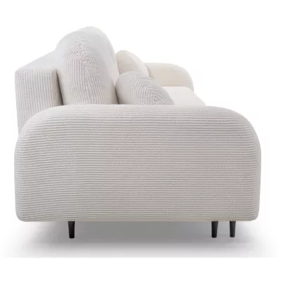 Rozkládací dvousedačka s úložným prostorem WHITBY - krémová